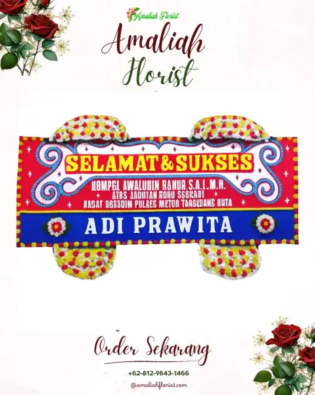 Papan Bunga Ucapan Selamat Pangeran